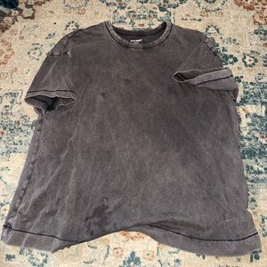 Old Navy Women's Washed Black Short Sleeve Tee